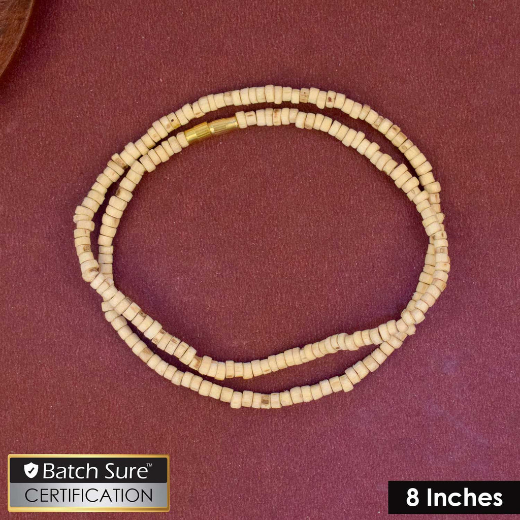 Handcrafted 100% Pure Tulsi Kanthi Jap Mala 8 Inch Long for Spiritual Japa, Meditation and Hindu Rituals India’s Largest Pooja Accessories Brand – www.satvikstore.in