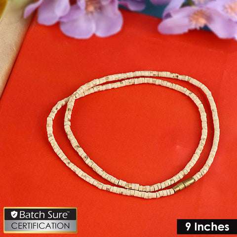 100% Pure Tulsi Mala made with 108+1 authentic beads, ideal for chanting, meditation, and spiritual healing. Enhances focus, inner peace, and devotion.India’s Premium Jap Mala Store - www.satvikstore.in