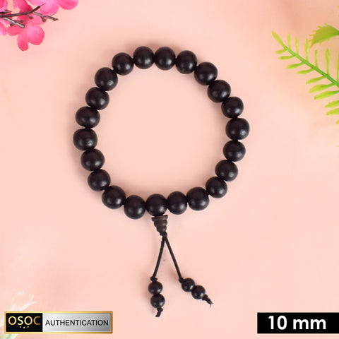 10mm Govt. Certified Karungali Bracelet with Gloss Finish