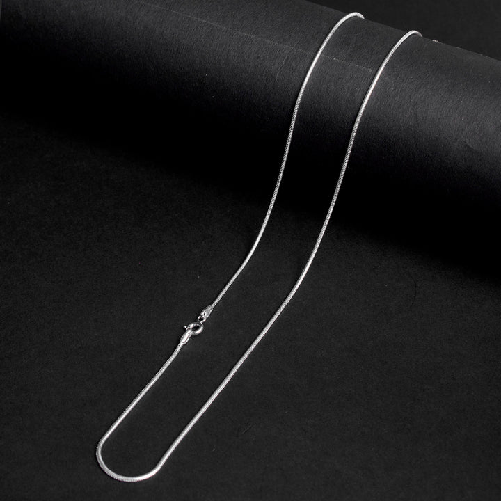 925 Pure Silver Snake Chain for Daily Wear and Spiritual Pendants – India’s Largest Pooja Accessories Brand - www.satvikstore.in