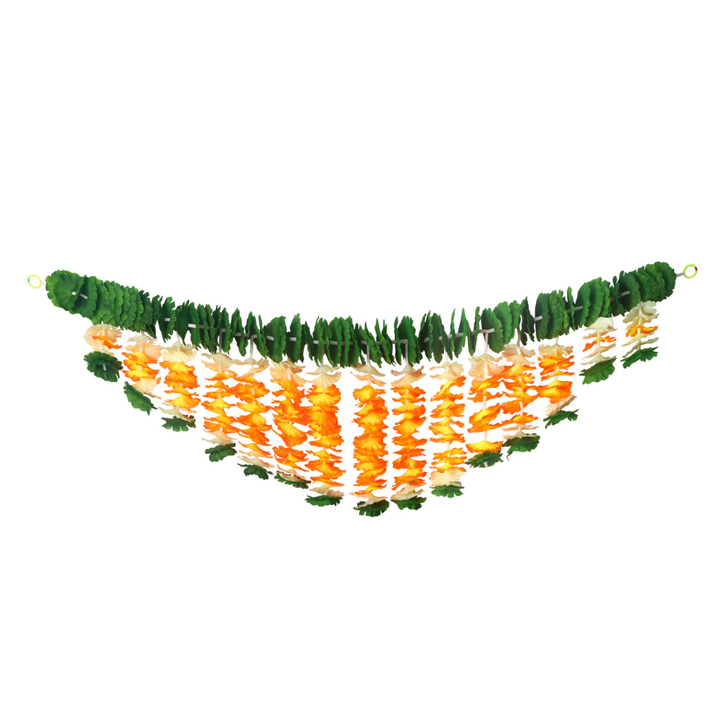 Artificial Flower Bandarwal for Door Decoration – Floral Toran Design-15 with vibrant faux flowers and traditional design for festive and entrance décor. India’s Largest Pooja Accessories Brand – www.satvikstore.in