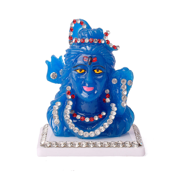 Marble Shiv (NeelKanth) Idol Puja Store Online Pooja Items Online Puja Samagri Pooja Store near me www.satvikstore.in