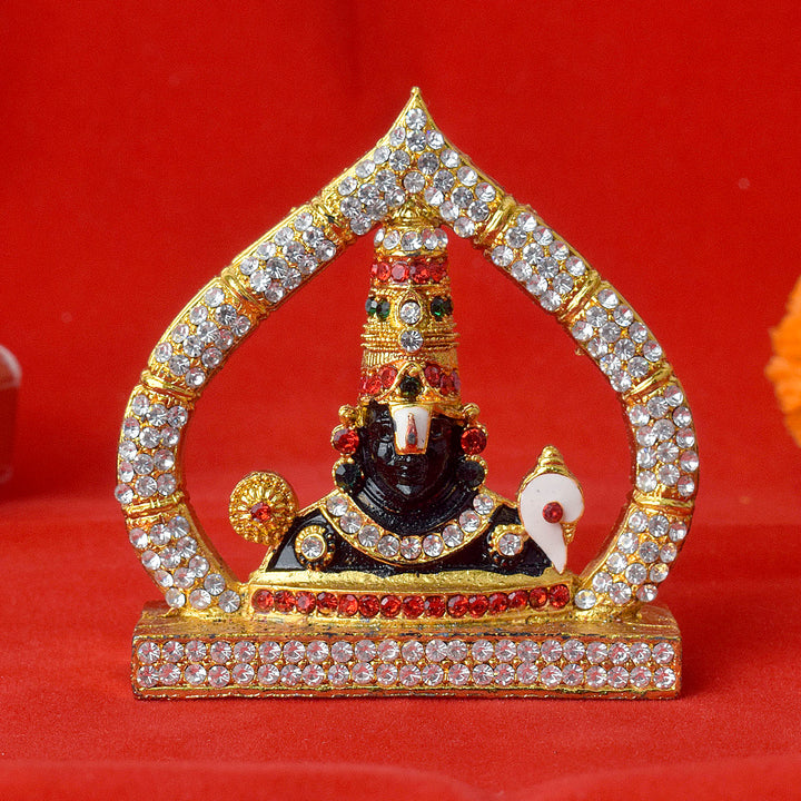 Metal Tirupati Balaji Idol Puja Store Online Pooja Items Online Puja Samagri Pooja Store near me www.satvikstore.in