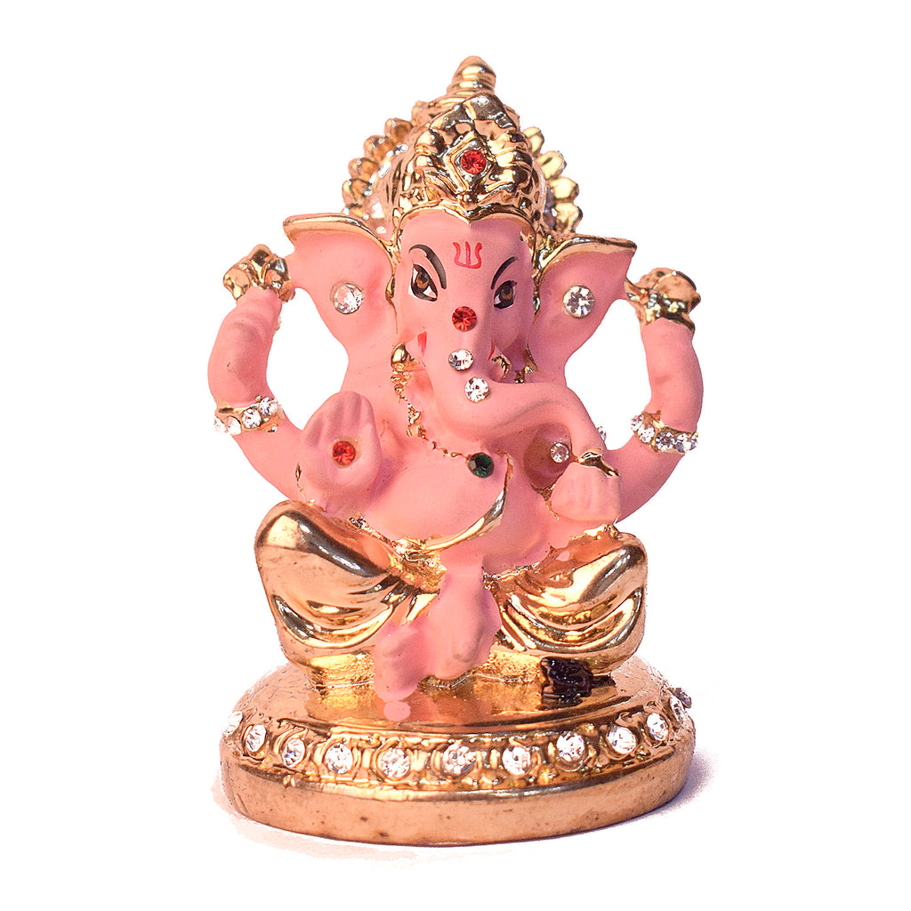 Pink Ganesh Idol Puja Store Online Pooja Items Online Puja Samagri Pooja Store near me www.satvikstore.in