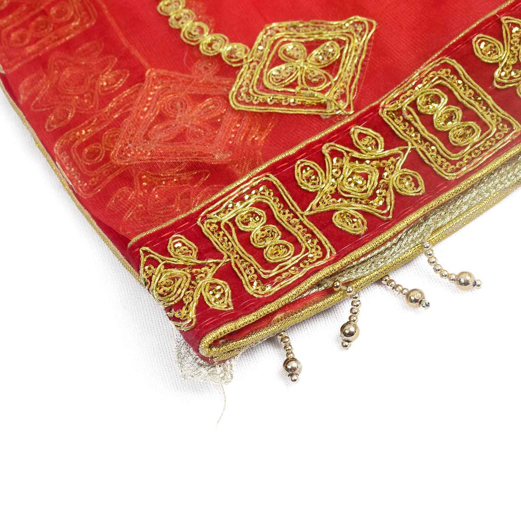 Add a divine touch to your spiritual rituals with this beautiful Mata Ki Chunri, featuring intricate golden embroidery. Measuring 214 cm (84 inches) in length and 102 cm (40 inches) in height, this Chunri is perfect for Navratri, Durga Puja, temple decor, and religious ceremonies. The premium fabric and elegant golden patterns enhance the grace of your puja setup.

🛍️ Explore authentic Mata Ki Chunris, Devi Chunaris, and spiritual accessories at Satvik Store for all your devotional needs. 🌸🙏