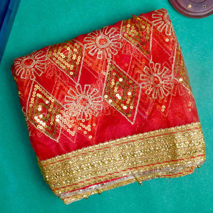 ✨ "Mata Ki Chunri with Golden Border – Divine Prayer Cloth for Puja" ✨

Elevate your spiritual rituals with this beautiful Mata Ki Chunri, featuring a golden border and intricate diamond and floral patterns. Measuring 190 cm (75 inches) in length and 110 cm (43 inches) in height, this Chunri is perfect for Devi puja, Navratri, Durga Puja, and festive decor. Its shimmering design adds a touch of divinity to your sacred offerings.

🛍️ Shop authentic religious accessories at Satvik Store for all your devotion