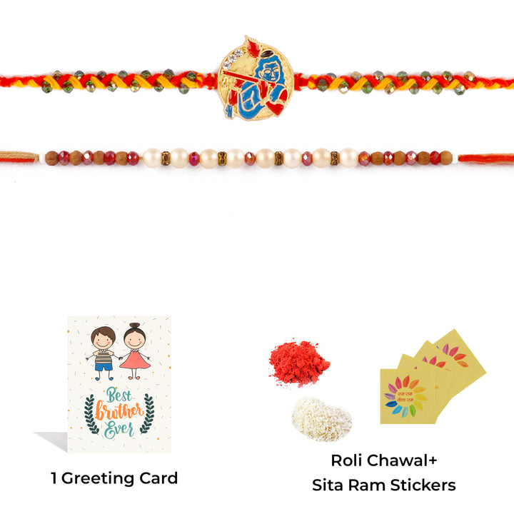 Browse our exclusive collection of Rakhi online 2023. Choose a stunning Rakhi set of 2 for your beloved brother, bhaiya, or bhai. Discover designer Rakhi and beautiful Rakhi options. Send Rakhi and Rakhi combos abroad with ease. Explore Indian Rakhi and find the perfect Rakhi gift at SatvikStore.in."