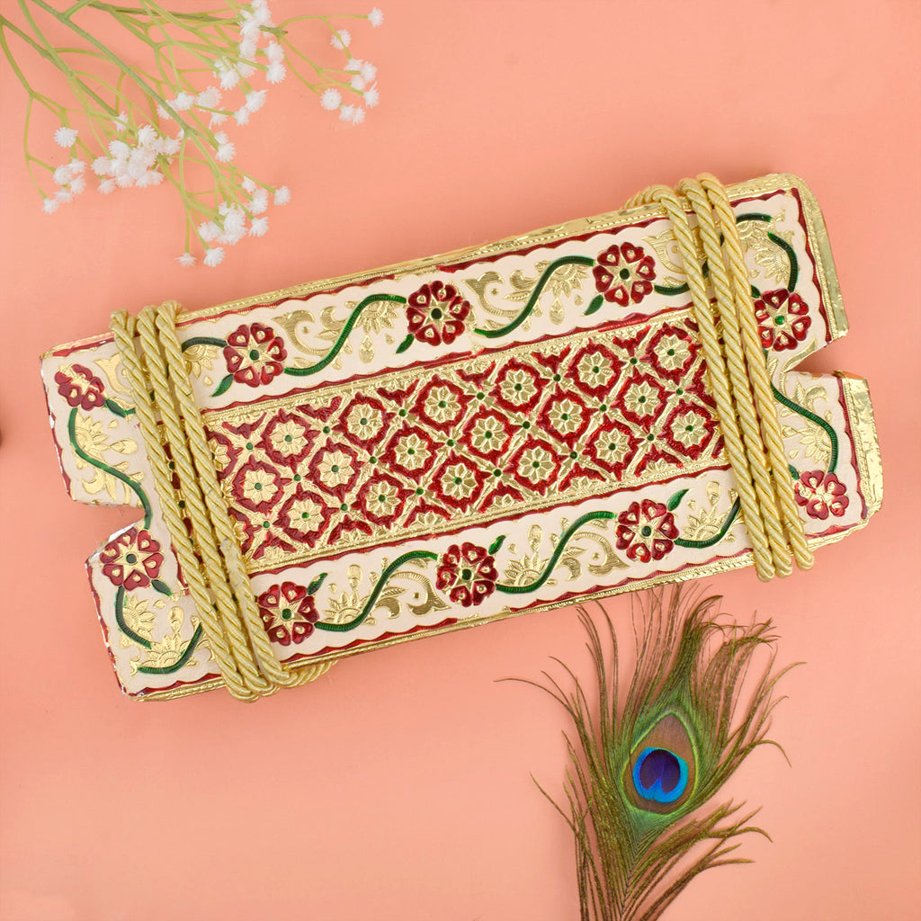 Beautifully crafted Meenakari Jhula for Hariyali Teej with traditional detailing India’s Largest Pooja Accessories Brand – www.satvikstore.in