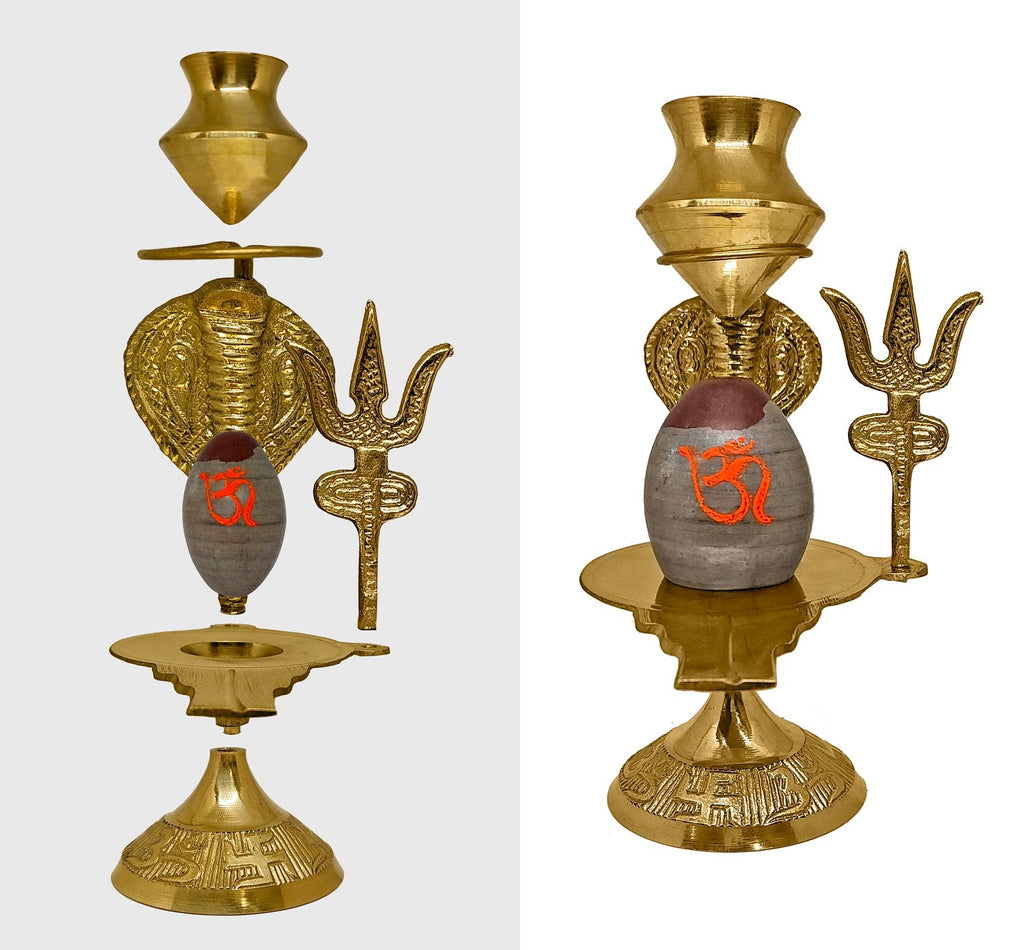 6 Inch Narmada Shivling Puja Store Online Pooja Items Online Puja Samagri Pooja Store near me www.satvikstore.in