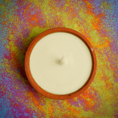 Satvik Pure Desi Ghee Akhand Jyot, crafted with natural desi ghee for 6 to 8 hours of continuous burning. Made of eco-friendly clay, perfect for spiritual pooja and rituals. India’s Largest Pooja Accessories Brand – www.satvikstore.in