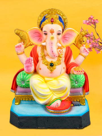 22 Inch Sumukha Eco Friendly Ganesha Idol