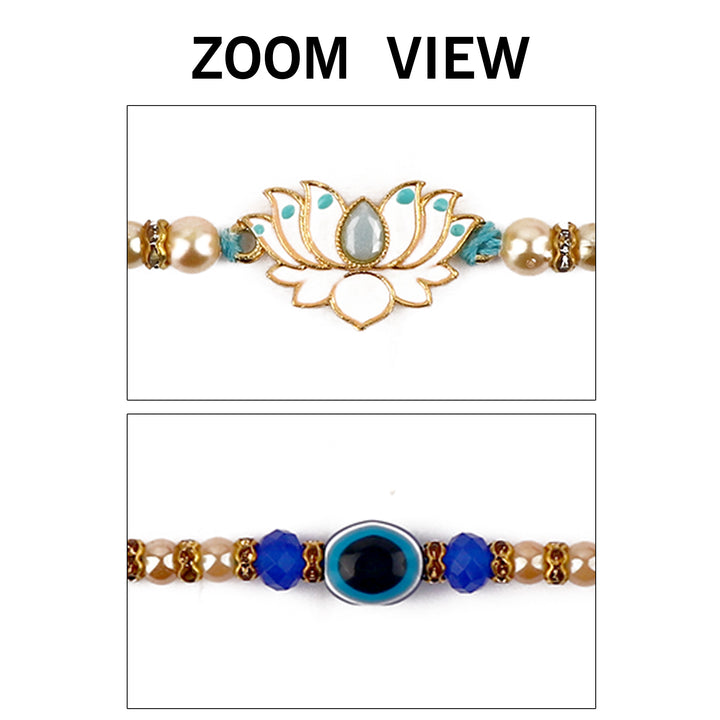 Browse our exclusive collection of Rakhi online 2023. Choose a stunning Rakhi set of 2 for your beloved brother, bhaiya, or bhai. Discover designer Rakhi and beautiful Rakhi options. Send Rakhi and Rakhi combos abroad with ease. Explore Indian Rakhi and find the perfect Rakhi gift at SatvikStore.in."