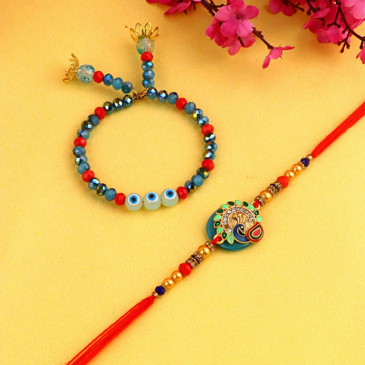 Shop Exquisite Designer Rakhi, Beautiful Couple Rakhi, and Latest Bhaiya Bhabhi Rakhi Online at Satvik Store - Send Rakhi with Style and Tradition!