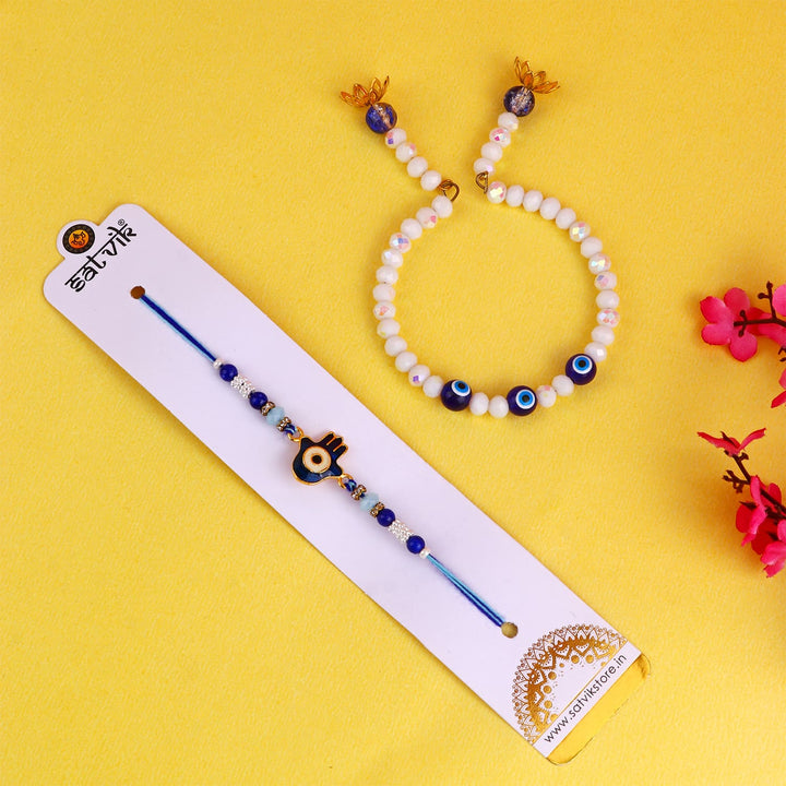 Shop Exquisite Designer Rakhi, Beautiful Couple Rakhi, and Latest Bhaiya Bhabhi Rakhi Online at Satvik Store - Send Rakhi with Style and Tradition!