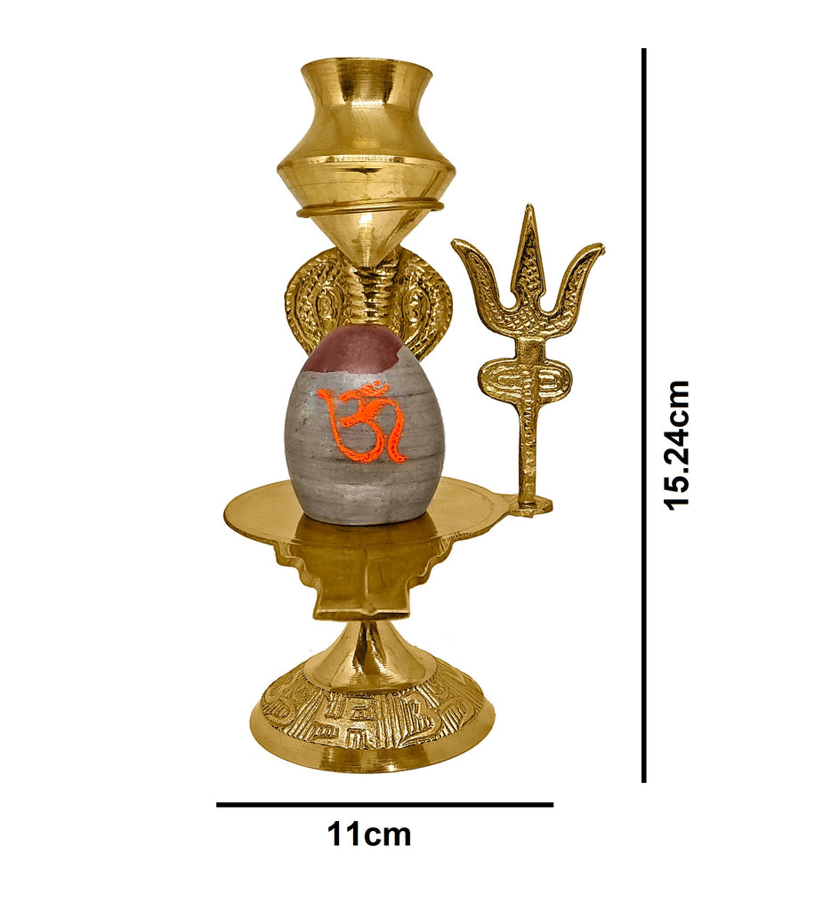 6 Inch Narmada Shivling Puja Store Online Pooja Items Online Puja Samagri Pooja Store near me www.satvikstore.in