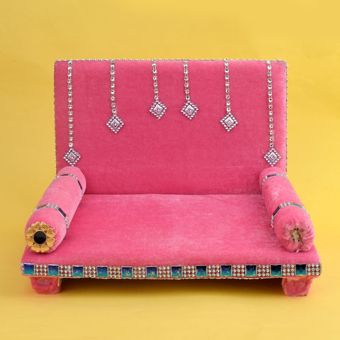 Velvet Radiance – Glorious Laddu Gopal Singhasan – India’s Largest Pooja Accessories Brand – www.satvikstore.in