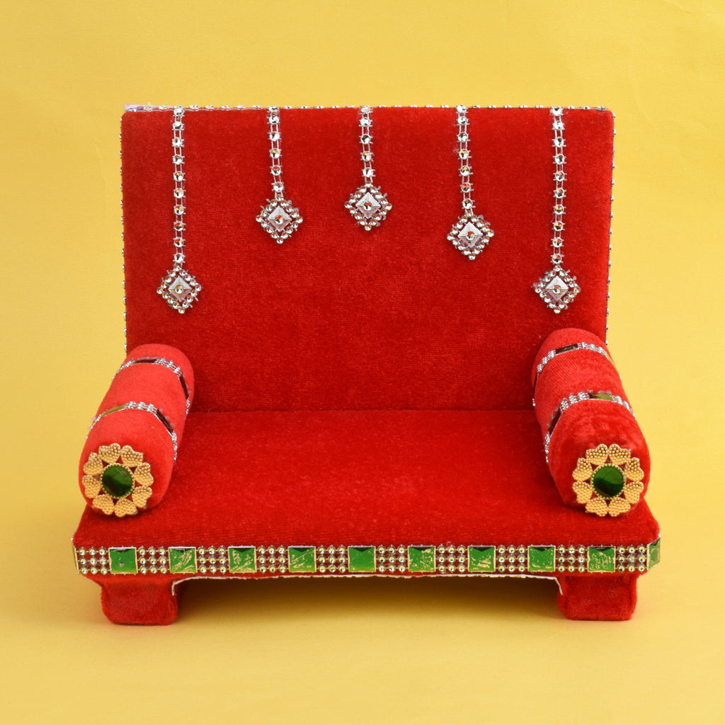 Velvet Radiance – Glorious Velvet Singhasan for Laddu Gopal – India’s Largest Pooja Accessories Brand – www.satvikstore.in