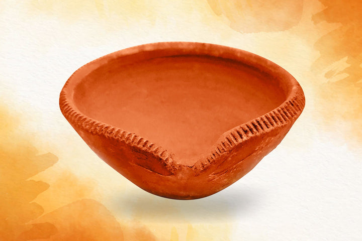 Akhand Clay Diya for Diwali Pujan Puja Store Online Pooja Items Online Puja Samagri Pooja Store near me www.satvikstore.in