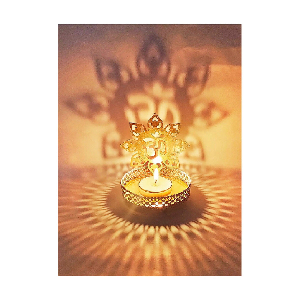 Decorative alluring OM Shadow Diya Puja Store Online Pooja Items Online Puja Samagri Pooja Store near me www.satvikstore.in