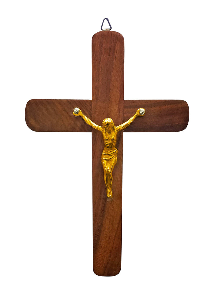 Wooden Crucifix with Jesus Christ Idol Puja Store Online Pooja Items Online Puja Samagri Pooja Store near me www.satvikstore.in