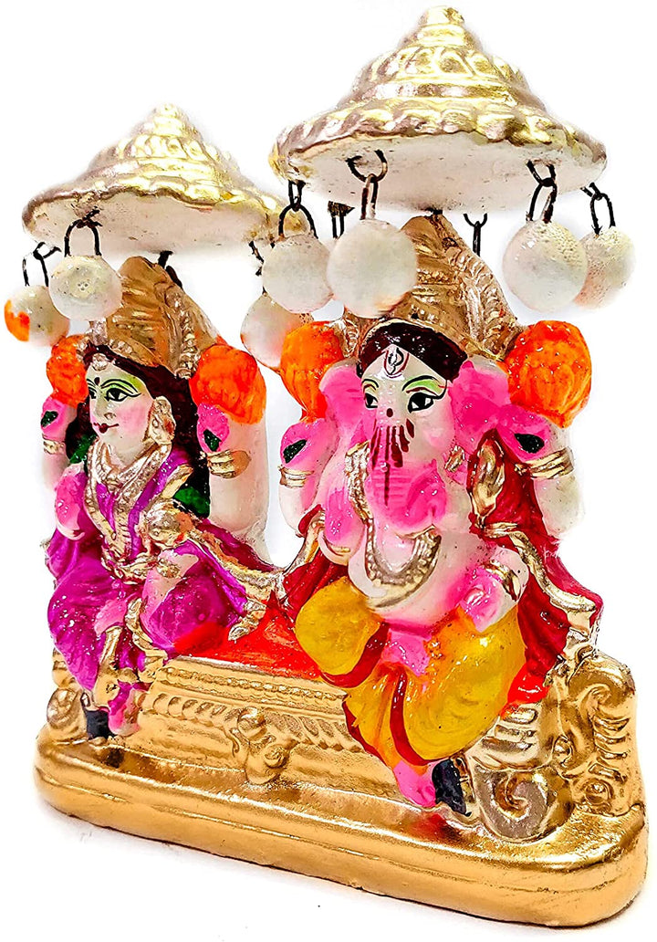 Lakshmi Ganesha Clay Statue Puja Store Online Pooja Items Online Puja Samagri Pooja Store near me www.satvikstore.in