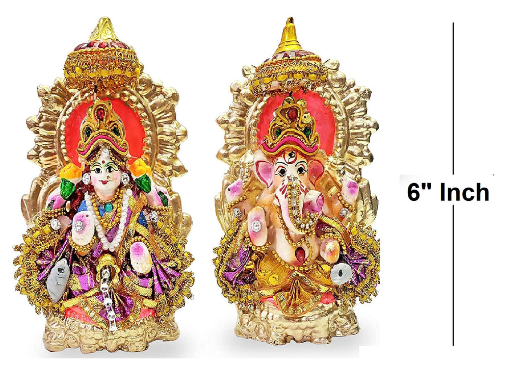 Lakshmi Ganesha Clay Statue Puja Store Online Pooja Items Online Puja Samagri Pooja Store near me www.satvikstore.in