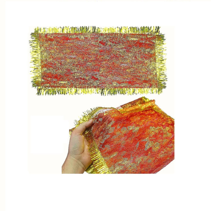 Mata ki Chunari 12 Pc ( 13x40 Inch) Puja Store Online Pooja Items Online Puja Samagri Pooja Store near me www.satvikstore.in