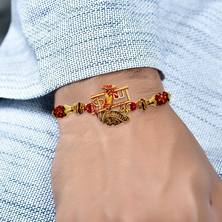 Rakhi with Mug Gift Combo Set Puja Store Online Pooja Items Online Puja Samagri Pooja Store near me www.satvikstore.in