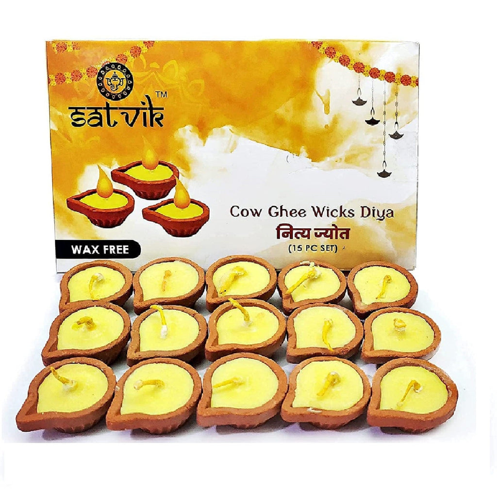 45 Min, Cow Ghee Diya (Nitya Jyot) Puja Store Online Pooja Items Online Puja Samagri Pooja Store near me www.satvikstore.in