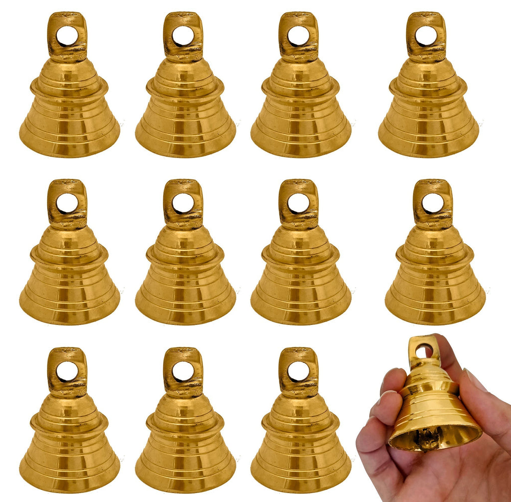 Jingle Bell (12 Pcs.) Puja Store Online Pooja Items Online Puja Samagri Pooja Store near me www.satvikstore.in