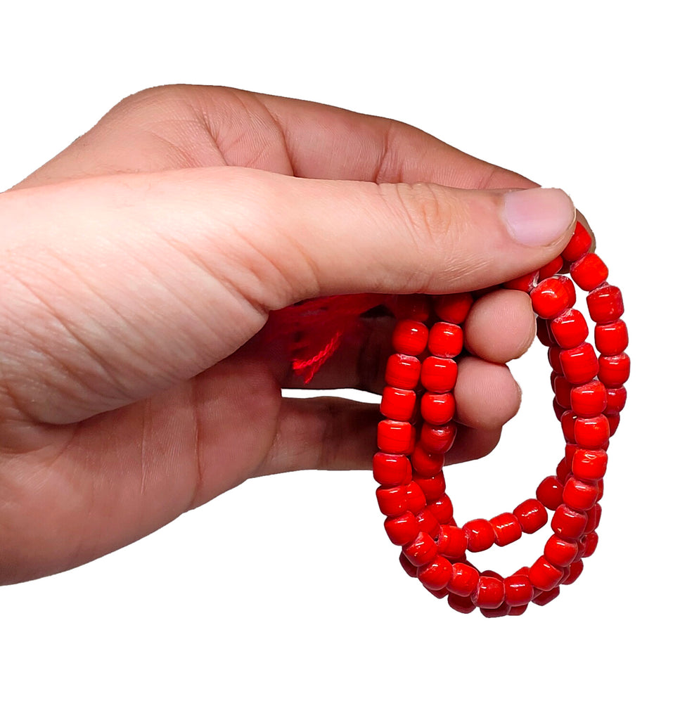 Lal Munga (Blood Stone) Mala Puja Store Online Pooja Items Online Puja Samagri Pooja Store near me www.satvikstore.in