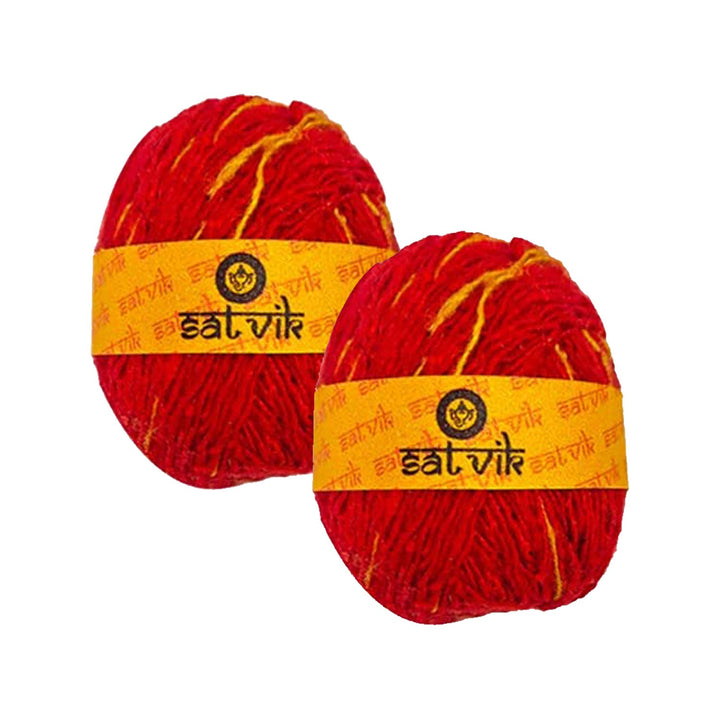 Pure Cotton Round Mauli Thread (Kalawa) Puja Store Online Pooja Items Online Puja Samagri Pooja Store near me www.satvikstore.in